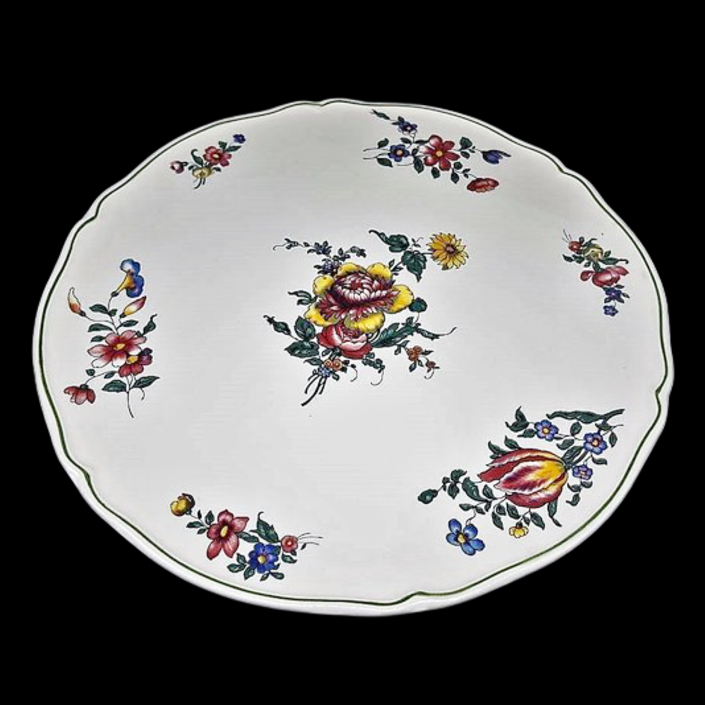 Villeroy & Boch Alt Strassburg: Tortenplatte / Kuchenplatte / runde Platte Strohblume Villeroy & Boch (7120813064329)