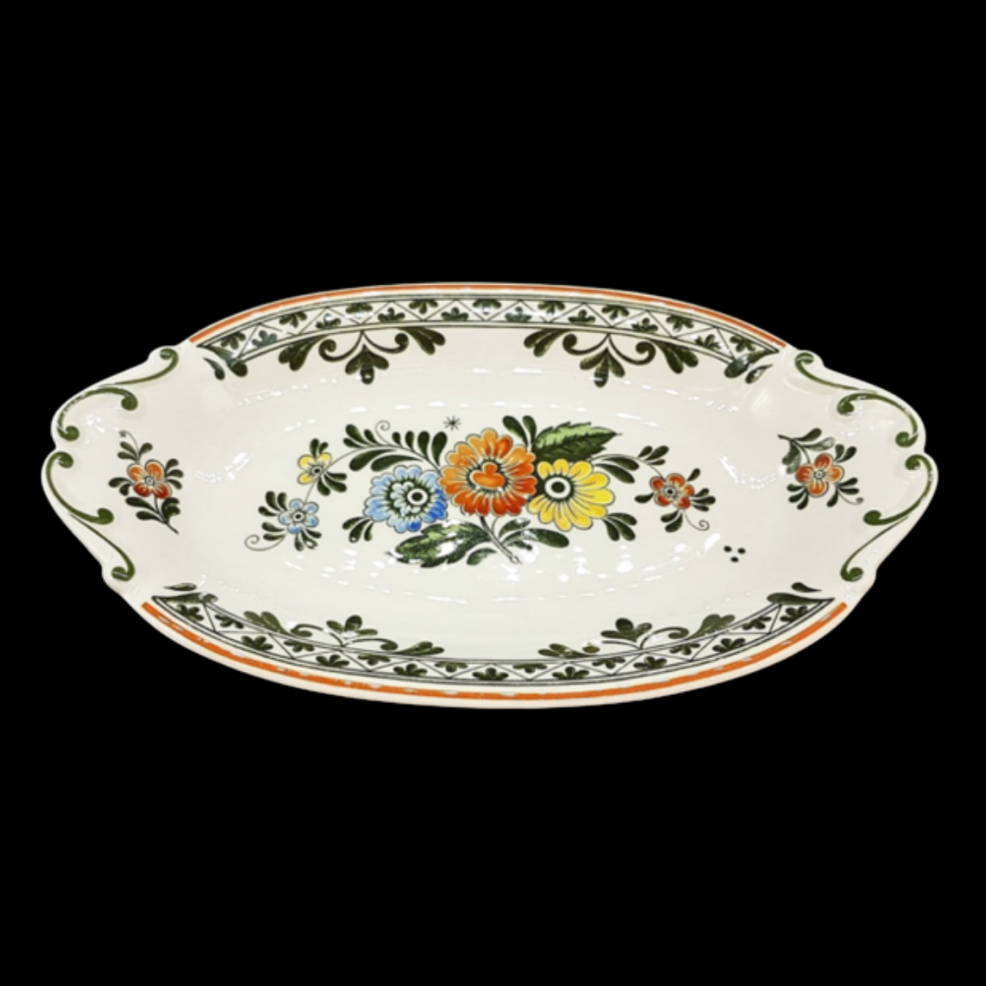 Villeroy & Boch Alt Amsterdam: Wurstplatte / Schiffchenteller / Beilagenplatte, ca 24 cm Villeroy & Boch (7120865394825)