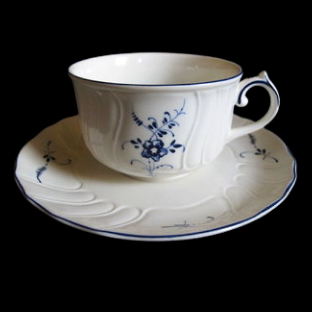 Villeroy & Boch Vieux Luxembourg: Teetasse / Tasse mit Unterteller Porzellanladen.online (7120784031881)