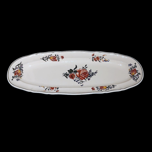 Villeroy & Boch Alt Strassburg: Riesen-Fleischplatte / Fischplatte / Platte 58 cm - Rose Villeroy & Boch (7120867098761)