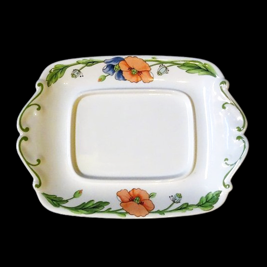 Villeroy & Boch Amapola: Butterdose Unterteil / Butterplatte Villeroy & Boch (7120776003721)