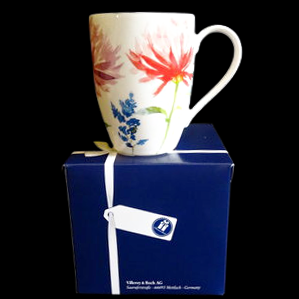 Villeroy & Boch Anmut Flowers: Henkelbecher / Kaffeebecher im Geschenkkarton Villeroy & Boch (7120722493577)