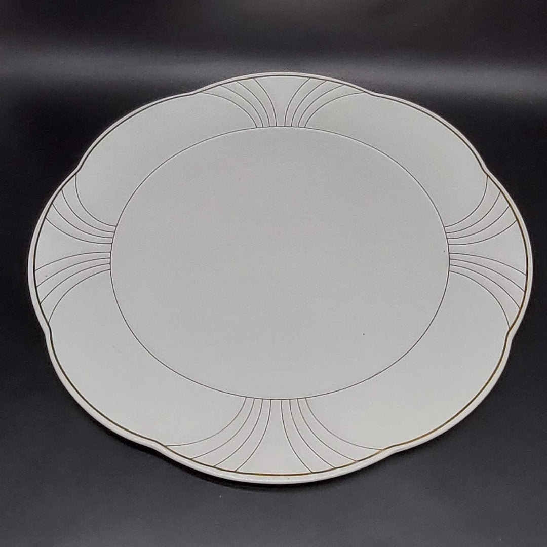 Villeroy & Boch Arco gold: Tortenplatte / Kuchenplatte / runde Platte Villeroy & Boch (7121098440841)