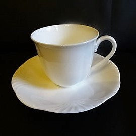 Villeroy & Boch Arco Weiss: Kaffeetasse / Tasse mit Unterteller Villeroy & Boch (7120796647561)