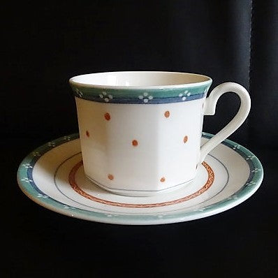 Villeroy & Boch Ascoli: Kaffeetasse / Tasse mit Unterteller Villeroy & Boch (7120724787337)