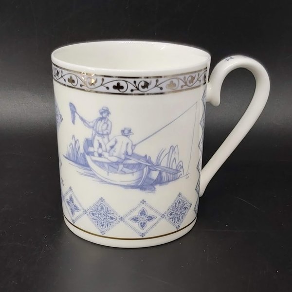 Villeroy & Boch Azurea: Kaffeebecher / Henkelbecher Boating (Angler) Villeroy & Boch (7120939942025)