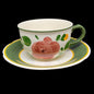 Villeroy & Boch Bauernblume: Jumbotasse / Cappuccinotasse mit Unterteller Villeroy & Boch (7120773251209)
