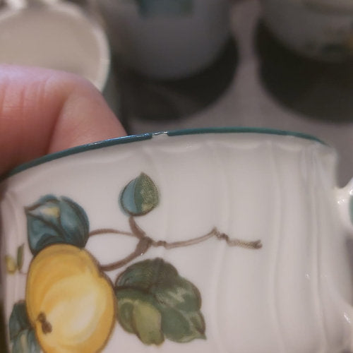 Villeroy & Boch Jamaica: Teetasse / Tasse mit Unterteller - mit kleinen Mängeln (8361800139076)