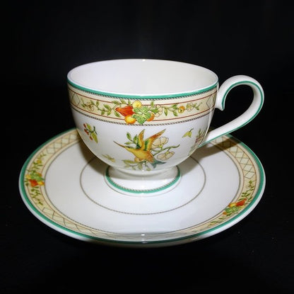 Villeroy & Boch Golden Birds: Kaffeetasse mit Unterteller Porzellanladen.online (7120764305545)