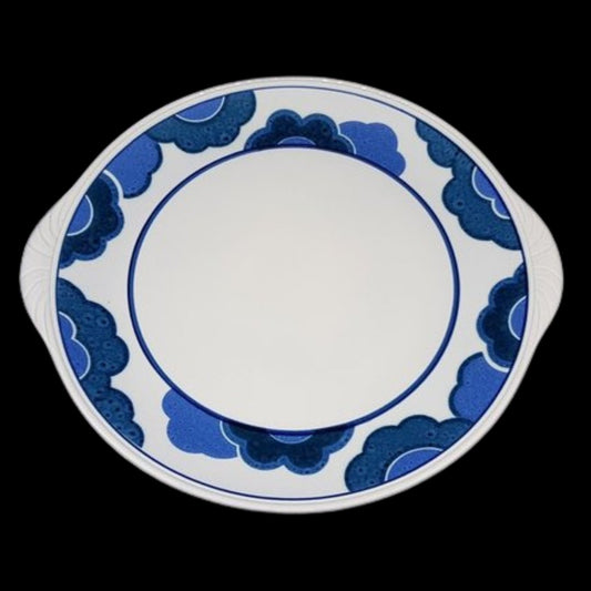 Villeroy & Boch Blue Cloud: Kuchenplatte, rund, mit Griffen Villeroy & Boch (7120710566025)