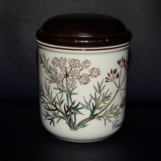 Villeroy & Boch Botanica: Haushaltsdose / Vorratsdose mit Holzdeckel - 8 cm Porzellanladen.online (7120773447817)