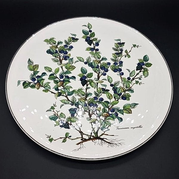 Villeroy & Boch Botanica: Tortenplatte / Kuchenplatte / runde Platte (blau) Villeroy & Boch (7120976871561)