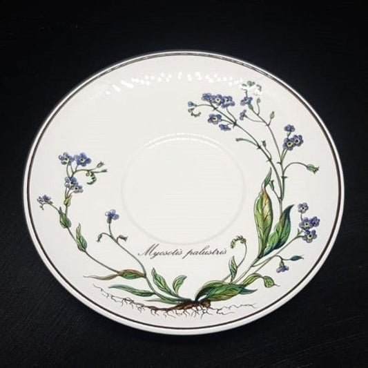 Villeroy & Boch Botanica: Unterteller / Untertasse - Myosotis palustus mit Wurzel - ca 15 cm Villeroy & Boch (7120978149513)