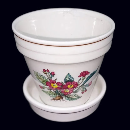 Villeroy & Boch Botanica: Blumentopf / Blumenübertopf / Übertopf mit Untersetzer, rot Villeroy & Boch (7120755785865)
