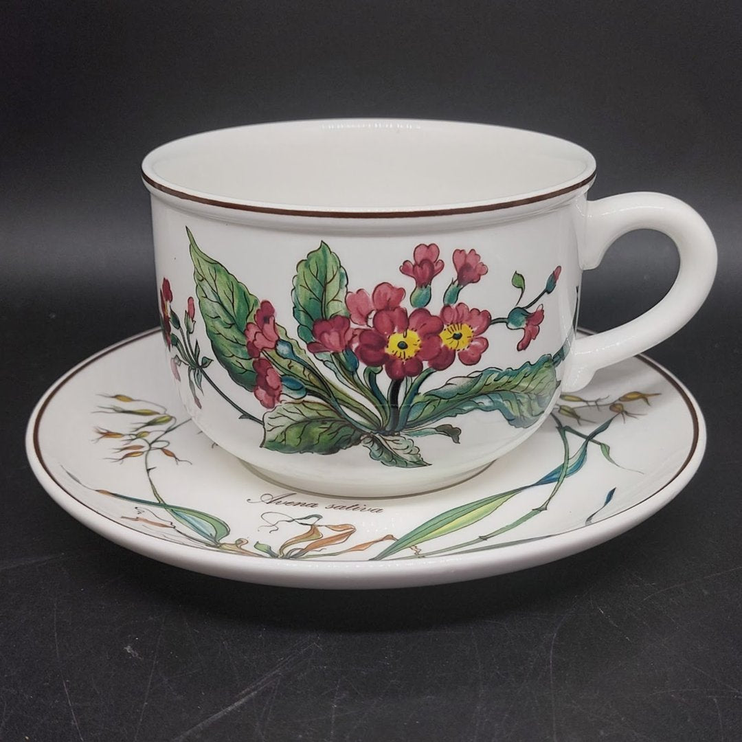 Villeroy & Boch Botanica: Jumbotasse / große Tasse XL mit Unterteller (ohne Wurzel) Villeroy & Boch (7120885055625)