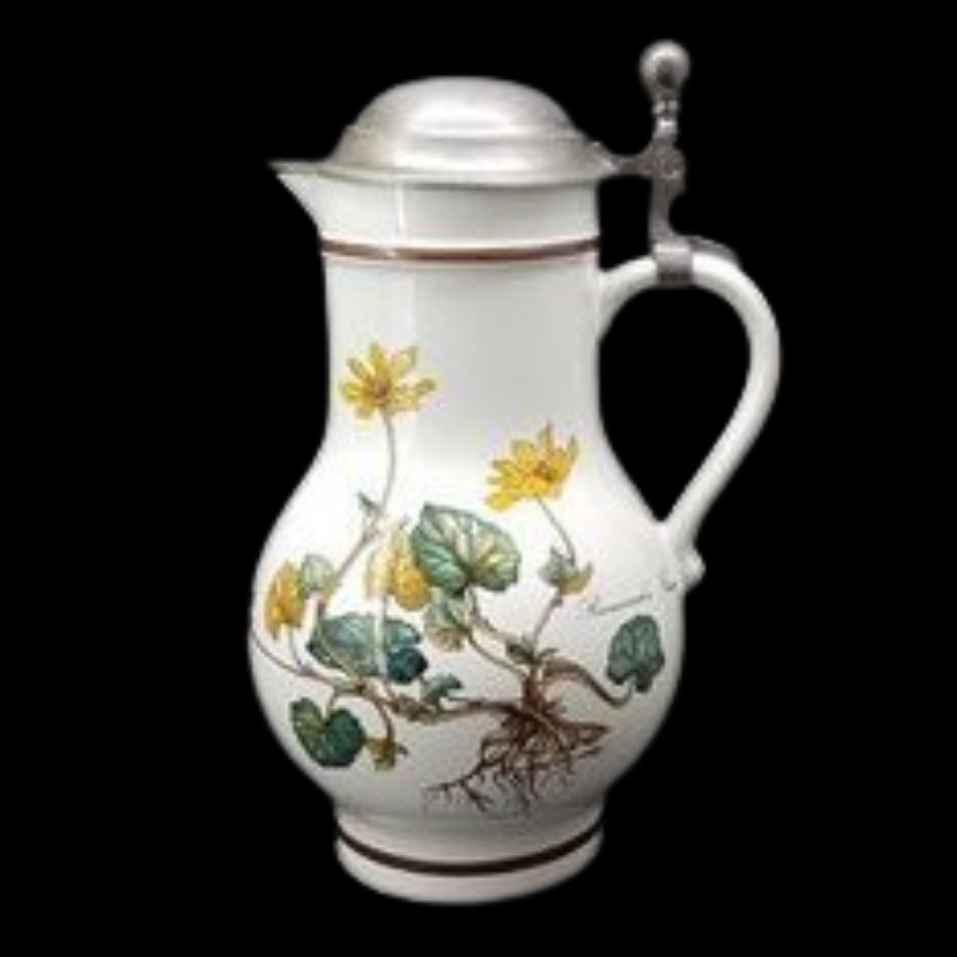 Villeroy & Boch Botanica: Krug mit Zinndeckel - gelbe Blume Villeroy & Boch (7121076879497)