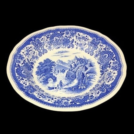 Villeroy & Boch Burgenland blau: Suppenteller / tiefer Teller - ca 23,5 cm Villeroy & Boch (7120678584457)