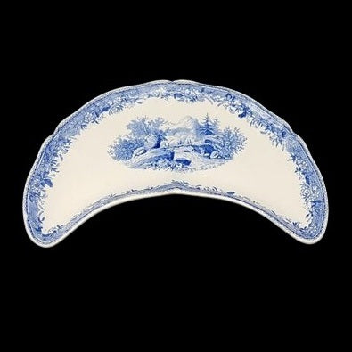 Villeroy & Boch Burgenland blau: Grätenschale / Halbmondschale / Beistellschale Villeroy & Boch (7120742416521)