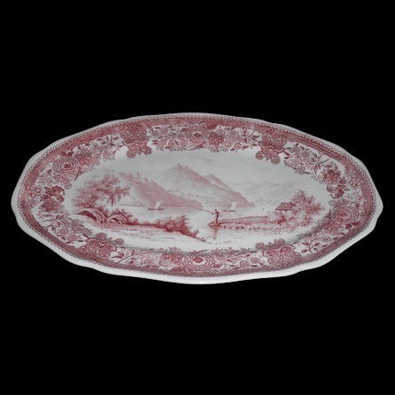 Villeroy & Boch Burgenland rot: Fleischplatte / Platte, ca 30 x 20 cm Porzellanladen.online (7120779739273)