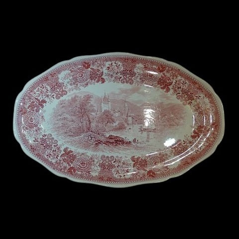 Villeroy & Boch Burgenland rot: Fleischplatte / Platte, ca 40 x 26 cm Porzellanladen.online (7120779903113)