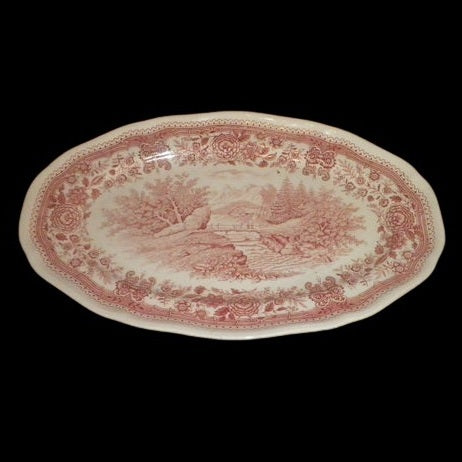 Villeroy & Boch Burgenland rot: Fleischplatte / Platte, ca 26 x 17 cm Porzellanladen.online (7120779837577)