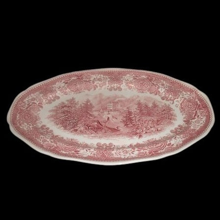 Villeroy & Boch Burgenland rot: Fleischplatte / Platte, ca 34 x 22 cm Porzellanladen.online (7120779804809)