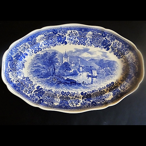 Villeroy & Boch Burgenland blau: Fleischplatte / Platte - ca 40 cm Villeroy & Boch (7120682188937)