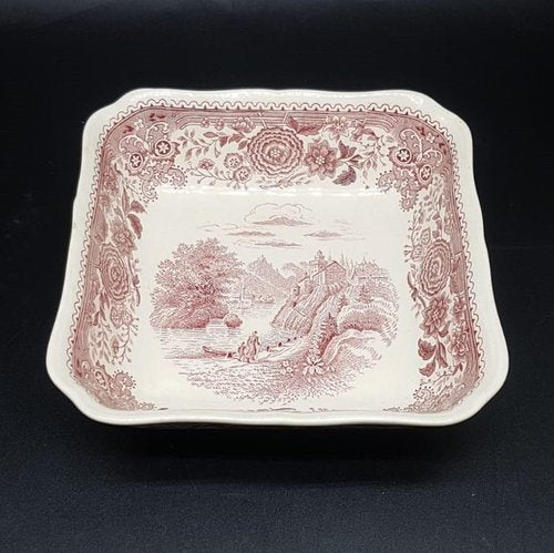 Villeroy & Boch Burgenland rot: Schüssel, viereckig - ca 15 cm Villeroy & Boch (7121039720585)