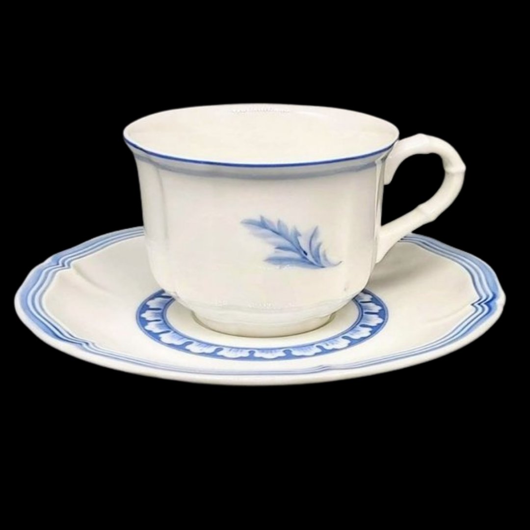 Villeroy & Boch Casa Azul: Kaffeetasse / Tasse mit Unterteller - neu Villeroy & Boch (7120795795593)