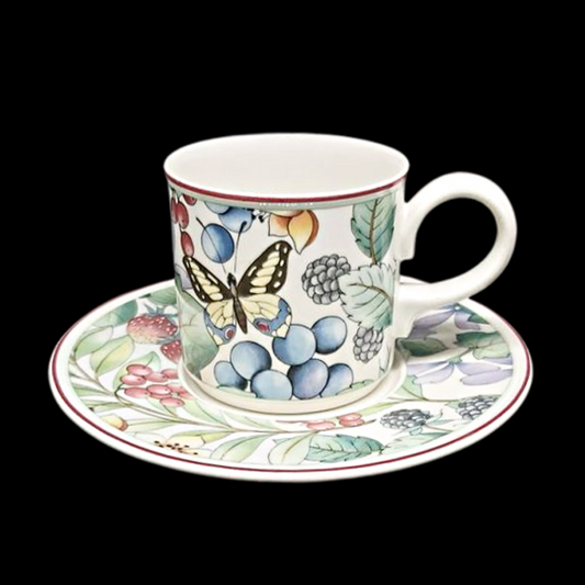 Villeroy & Boch Catalina: Kaffeetasse / Tasse mit Unterteller Villeroy & Boch (7120728948873)