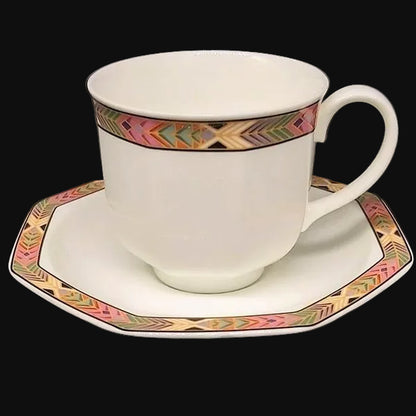 Villeroy & Boch Cheyenne: Kaffeetasse / Tasse mit Unterteller Villeroy & Boch (7120856318089)