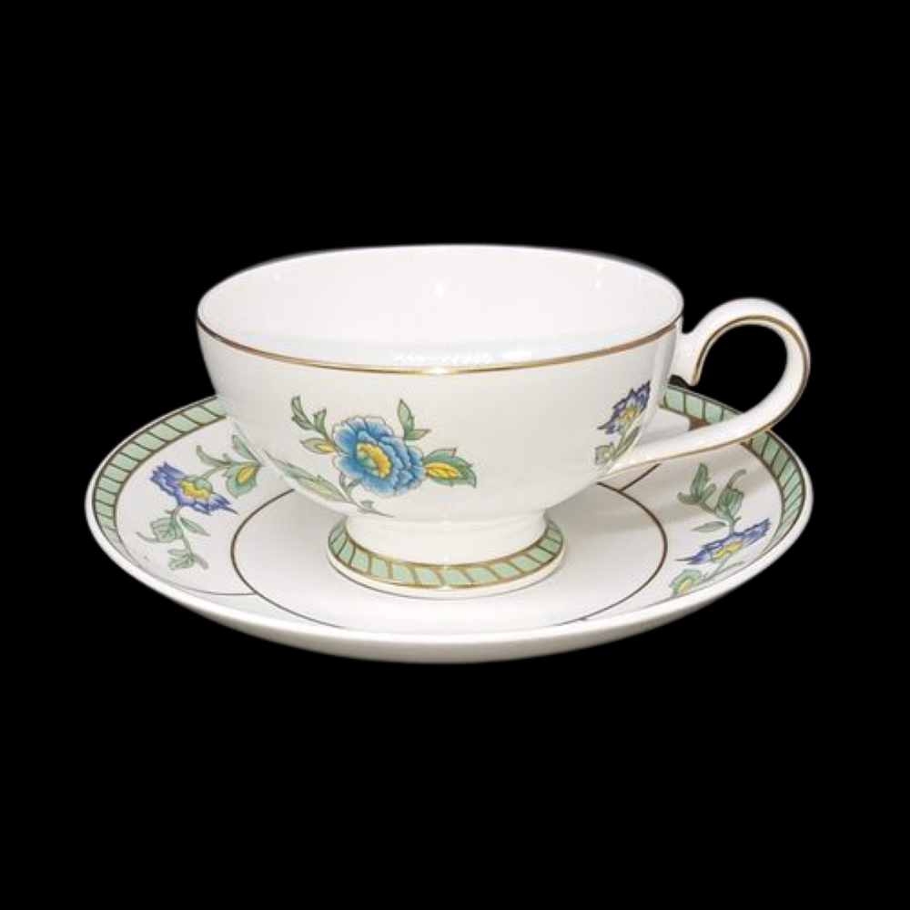 Villeroy & Boch Columbia: Teetasse / Tasse mit Unterteller Villeroy & Boch (7120975462537)