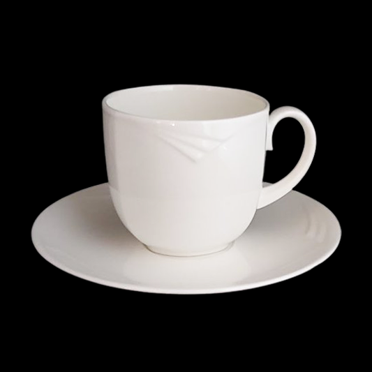 Villeroy & Boch Comet weiß: Kaffeetasse / Tasse mit Unterteller Villeroy & Boch (7120887939209)