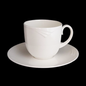 Villeroy & Boch Comet weiß: Kaffeetasse / Tasse mit Unterteller Villeroy & Boch (7120887939209)