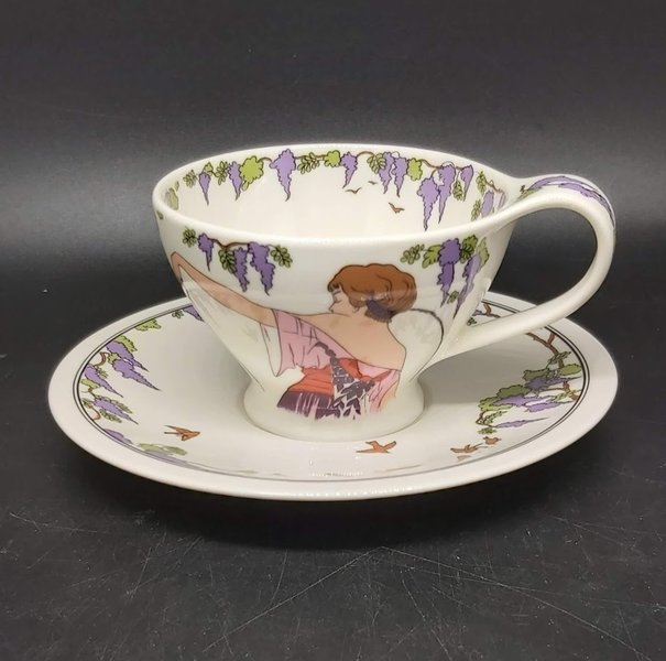 Villeroy & Boch Design 1900: Kaffeetasse / Tasse mit Unterteller Villeroy & Boch (7120809787529)