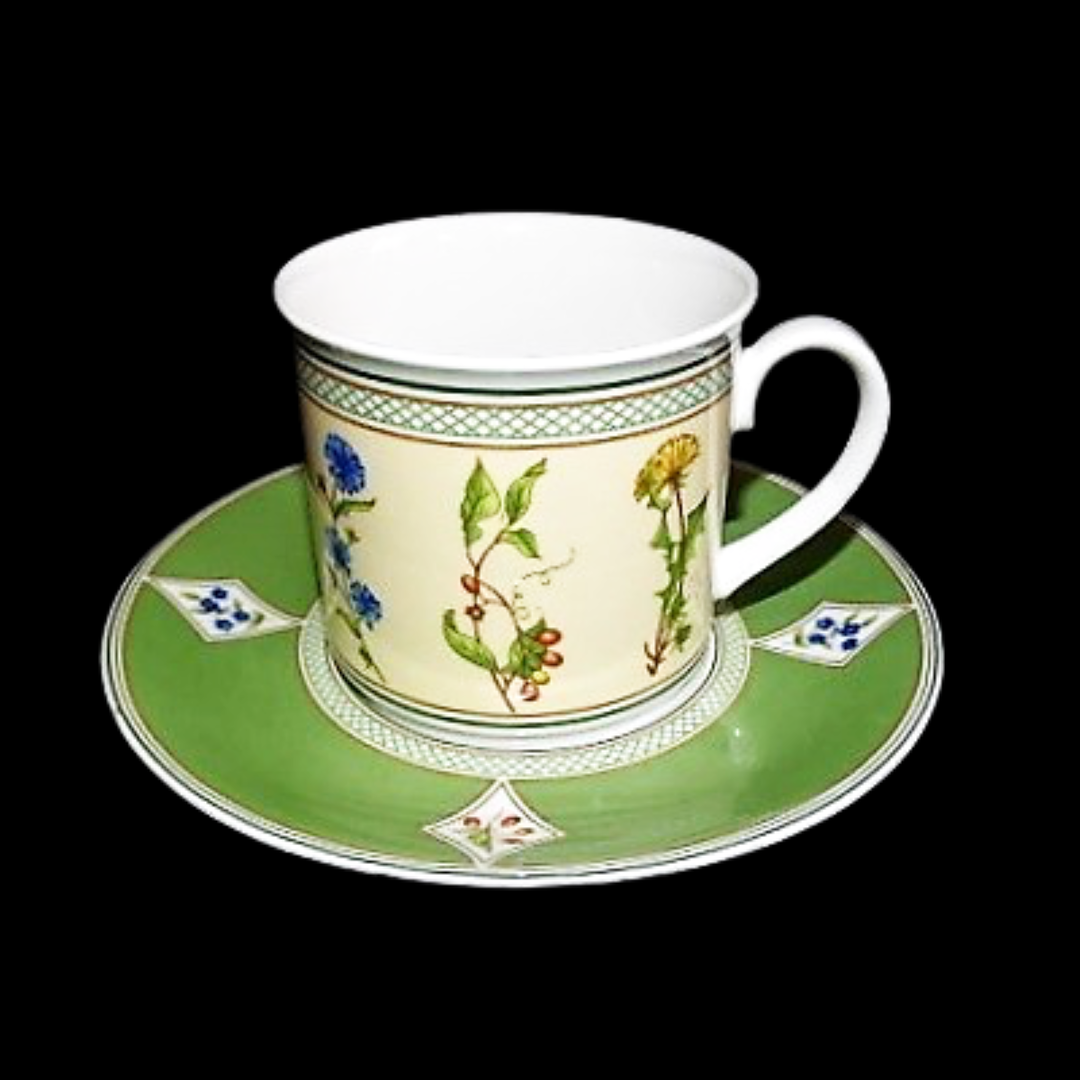 Villeroy & Boch Eden: Kaffeetasse / Tasse mit Unterteller Villeroy & Boch (7120844390537)