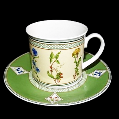 Villeroy & Boch Eden: Kaffeetasse / Tasse mit Unterteller Villeroy & Boch (7120844390537)