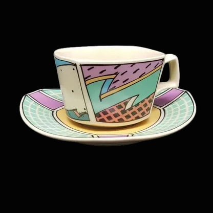 Rosenthal Flash One (Studio line): Kaffeetasse / Tasse mit Unterteller Rosenthal (7120837116041)