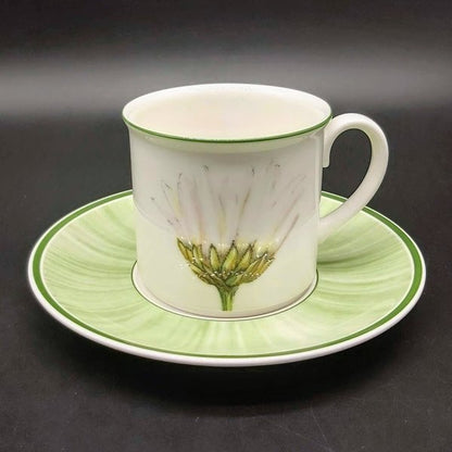 Villeroy & Boch Flora: Kaffeetasse / Tasse mit Unterteller - Marguerite Villeroy & Boch (7120982376585)