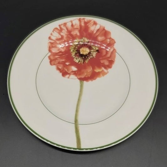 Villeroy & Boch Flora: Kuchenteller / Frühstücksteller Coquelicot, dunkelrot - neuwertig Villeroy & Boch (7120745234569)