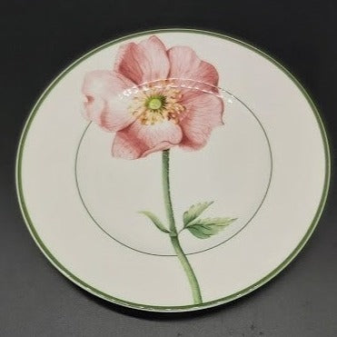 Villeroy & Boch Flora: Kuchenteller / Frühstücksteller Eglantine, dunkelrot - neuwertig Villeroy & Boch (7120745267337)