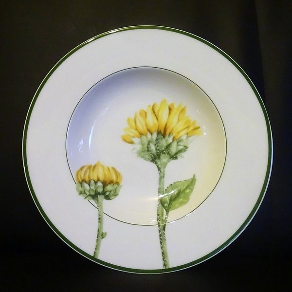 Villeroy & Boch Flora: Suppenteller / tiefer Teller Tournesol Villeroy & Boch (7120727244937)