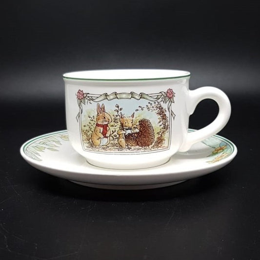 Villeroy & Boch Foxwood Tales: Teetasse / Tasse mit Unterteller - neuwertig Villeroy & Boch (7120814571657)