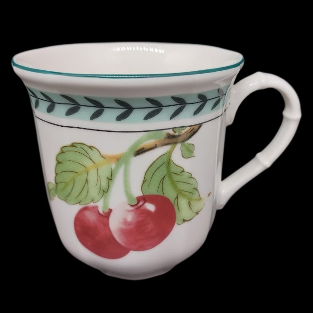 Villeroy & Boch French Garden: Kaffeebecher / Henkelbecher Kirsche - neu Villeroy & Boch (7120753754249)