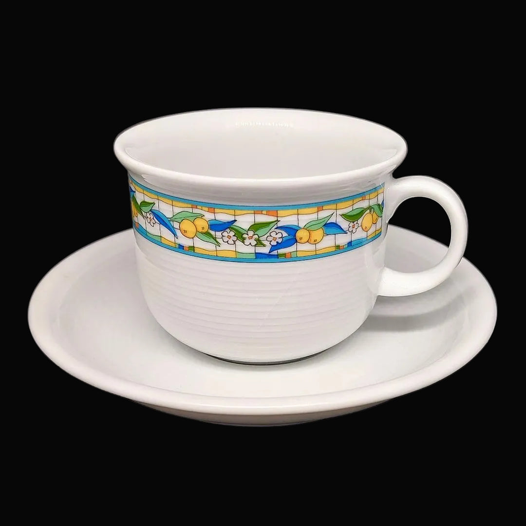Thomas Trend Fresco: Kaffeetasse / Tasse mit Unterteller – Porzellanladen Gabi Schmitt