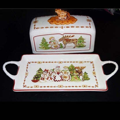 Villeroy & Boch Ginger Cake & Cookies: Gebäckdose / Keksdose / Kuchenplatte Villeroy & Boch (7120766468233)