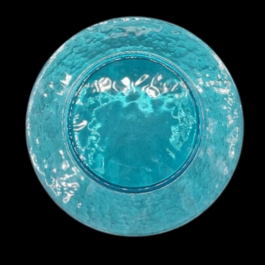 Platzteller / großer Teller aus Glas, blau - Durchmesser ca. 31 cm Porzellanladen.online (7120936632457)