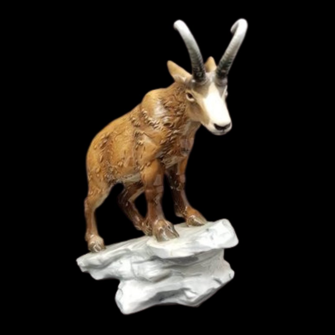 Goebel Porzellanfigur "Unser Wald": Steinbock Goebel (7120929620105)