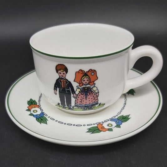 Villeroy & Boch Hansi d´alsace: Kaffeetasse / Teetasse mit Unterteller - neuwertig Villeroy & Boch (7121006362761)