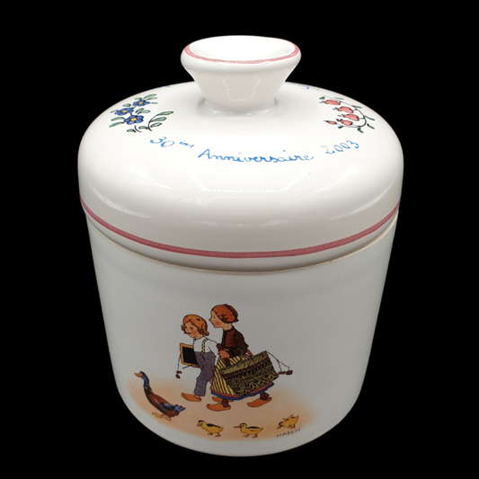 Hansi reproduction originale (Marc Elchinger): Deckeldose / Dose - Geburtstags Edition Villeroy & Boch (7120854941833)